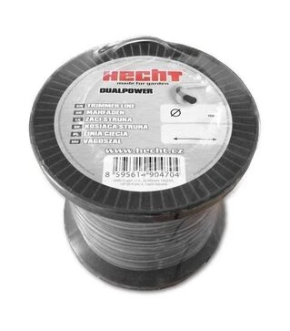 Волосінь для тримера HECHT DUAL POWER 2,4 мм, 245 м, квадратна (HECHT10434524)