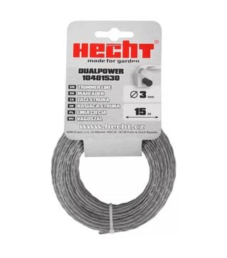 Волосінь для тримера HECHT 3 мм, 15 м, квадратна (HECHT10401530)