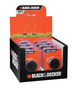Котушка з волосінню для тримера BLACK+DECKER &Oslash;1,5 мм, 6 м для GL250/GL310/GL360 (A6226)