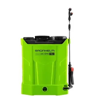 Опрыскиватель аккумуляторный Grunhelm GHS-16PRO 8АН/12V, 2-4бар, 16л (133070)