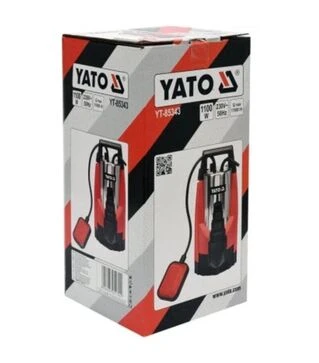 Насос занурювальний YATO для брудної води, 1100 Вт, 14000 л/год (YT-85343)