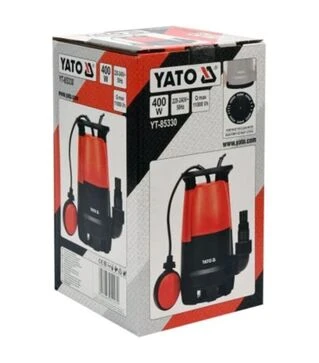 Насос занурювальний YATO для брудної води, 400 Вт, 11000 л/год (YT-85330)