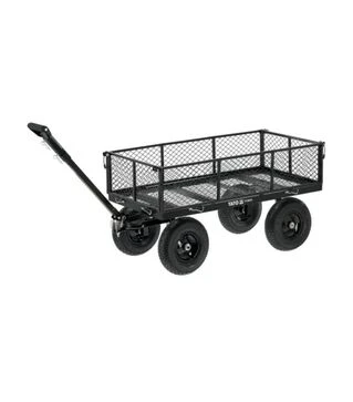 Тележка YATO с откидным бортом и чехлом, погрузка - 450 кг (YT-86970)