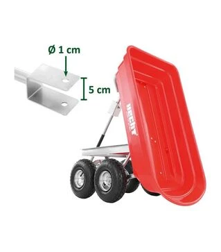 Причіпний візок-самоскид HECHT 52145