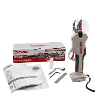 Секатор акумуляторний CROWN CT29001HX без АКБ та ЗП