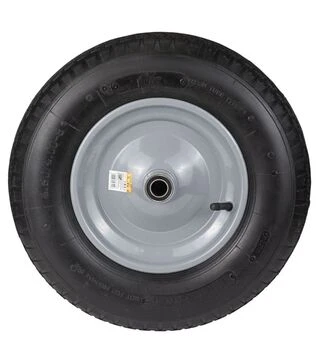 Колесо для тачки Flora пневматичне 15&quot;, 4,00-8, 380×92мм вісь Ø16мм довжина 103мм (5057554)
