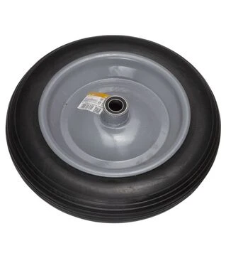 Колесо для тачки Flora безкамерне гумове 13&quot;, 3,00-8, 325×65мм вісь Ø20мм довжина 90мм (5058574)