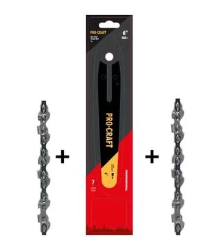 Комплект шин и цепей ProCraft S-6, 2 цепи + 1 шина (S60000)