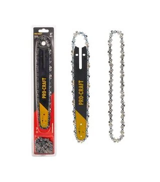 Комплект шини і ланцюгів ProCraft S-8, 2 ланцюги + 1 шина (S80000)