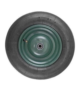 Колесо MASTERTOOL пневматичне, з камерою PN 3,5х8 &Oslash; 37 см, металевий диск, втулка (79-9829)