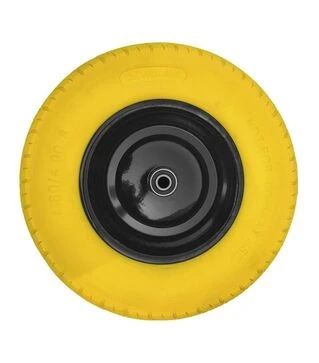 Колесо MASTERTOOL полиуретановое PU 4,0х8 &Oslash; 40 см, металлический диск, подшипник (79-9828)