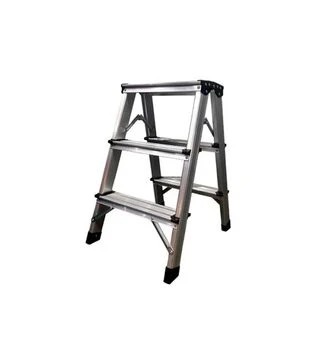 Стремянка двухсторонняя GTM, 3 ступени, верхняя ступень 0,58 м (KMH1203)