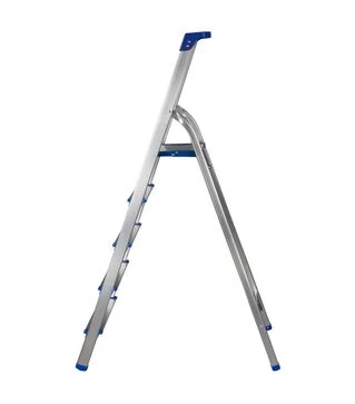 Стремянка алюминиевая Flora, 5 ступенек, 1,59м (5036634)