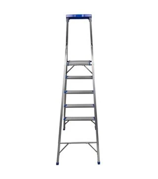 Стремянка алюминиевая Flora, 5 ступенек, 1,59м (5036634)