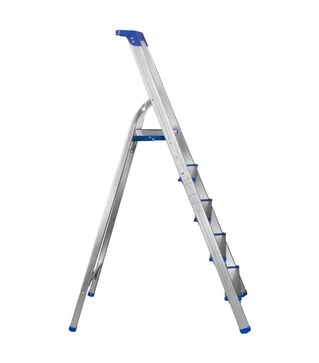 Стремянка алюминиевая Flora, 5 ступенек, 1,59м (5036634)