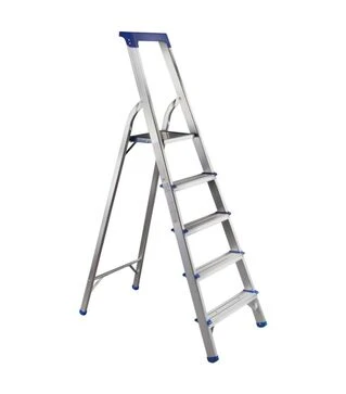Стремянка алюминиевая Flora, 5 ступенек, 1,59м (5036634)