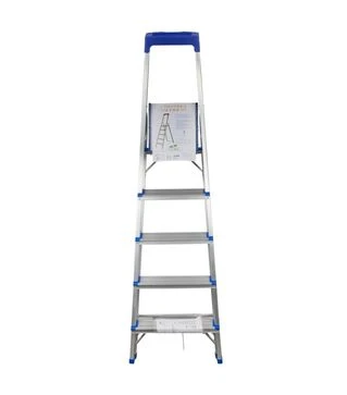 Стремянка алюминиевая Flora, 5 ступенек, 1,59м (5036634)