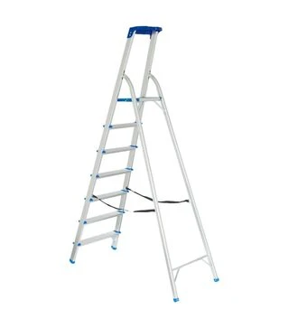Стремянка алюминиевая Flora, 7 ступенек, 2,01м (5036654)