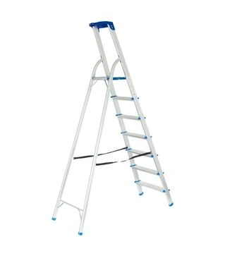 Стремянка алюминиевая Flora, 7 ступенек, 2,01м (5036654)