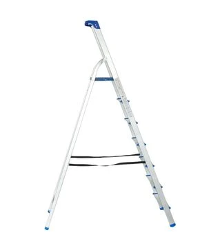 Стремянка алюминиевая Flora, 7 ступенек, 2,01м (5036654)