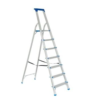 Стремянка алюминиевая Flora, 7 ступенек, 2,01м (5036654)