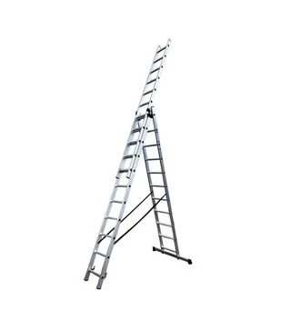 Лестница трехсекционная GTM KME311, 3x11 ступеней, длина 2,99–7,31 м (KME311)