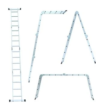 Лестница многоцелевая Flora 4×4 ступенек 4,58м (5031324)