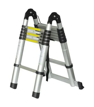 Лестница телескопическая Flora универсальная, 12 ступеней, 3,8м (5033414)