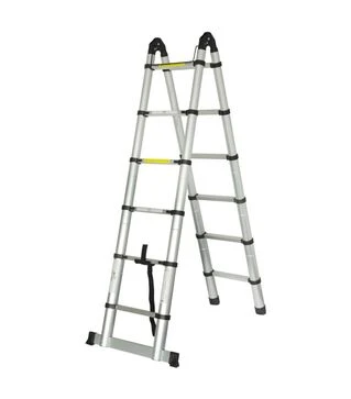 Лестница телескопическая Flora универсальная, 12 ступеней, 3,8м (5033414)