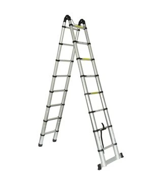 Лестница телескопическая Flora универсальная, 16 ступеней, 5,0м (5033434)