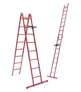 Драбина-трансформер ГОСПОДАР 2150/4740 мм, зі столиком (79-1018)