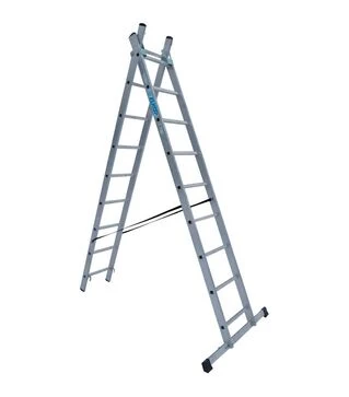 Драбина розкладна ELKOP двосекційна 2,5-4 м (VHR Т 2*9)