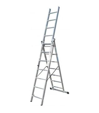 Лестница раскладная ELKOP трехсекционная 1,9-3,99 м (VHR T 3*7)