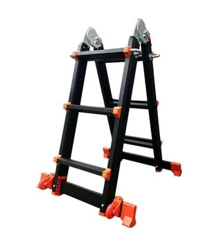 Лестница-трансформер GTM KMP403D из анодированного алюминия 0,87-2,9 м