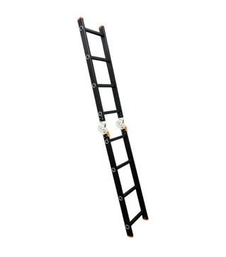 Лестница-трансформер GTM KMP404D из анодированного алюминия 1,14-4 м