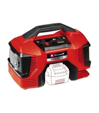Компрессор аккумуляторный Einhell PRESSITO 18/21, безмасляный, Без АКБ и ЗУ (4020467)