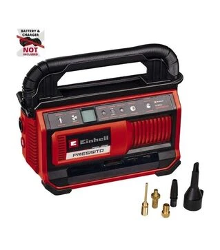 Компрессор гибридный Einhell PRESSITO 18/25 Hybrid, 170 Вт, безмасляный, Без АКБ и ЗУ (4020430)