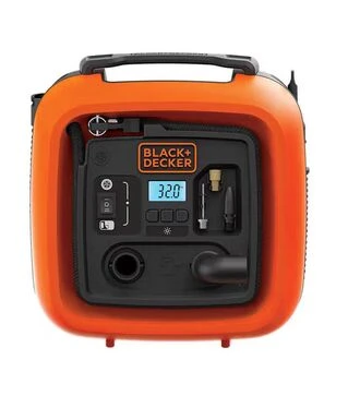 Компрессор автомобильный BLACK+DECKER ASI400, 12 В, 11 бар