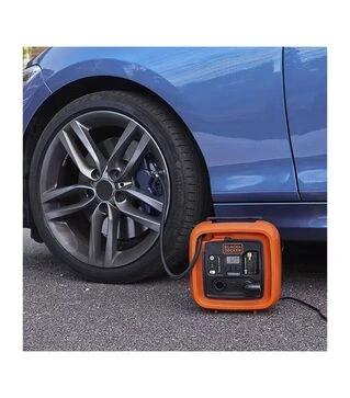 Компрессор автомобильный BLACK+DECKER ASI400, 12 В, 11 бар