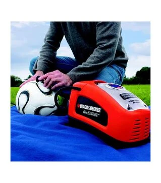 Автомобильный компрессор BLACK+DECKER ASI300, 11 л/мин, 12 В, давление 10,95 Бар