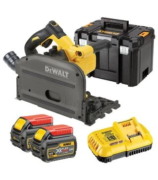 Дискова занурювальна пила DeWALT DCS520T2 в кейсі TSTAK