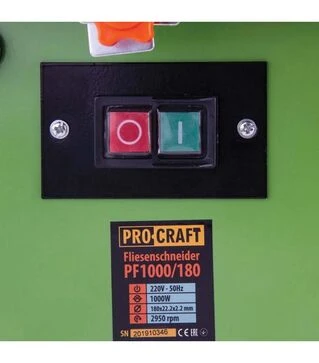 Плиткоріз Procraft PF-1000/180 (010007)