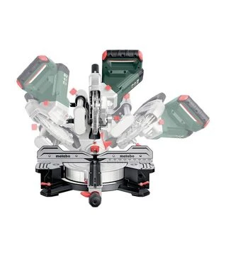 Пила торцовочная Metabo KGSV 216 MC, с функцией протяжки и двухсторонним наклоном (615216000)