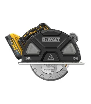 Пила дискова по металу акумуляторна DeWALT DCS383H2 18 В, &Oslash;184 мм