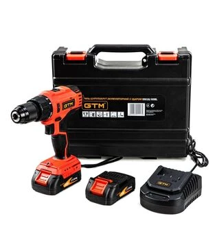 Дриль-шурупокрут акумуляторний ударний GTM (DSI18/60BL)
