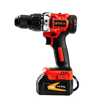 Дрель-шуруповерт аккумуляторный ударный GTM (DSI18/80BL)