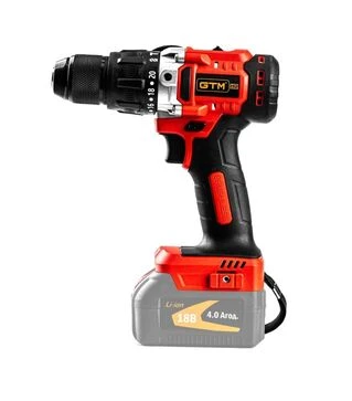 Дриль-шурупокрут акумуляторний ударний GTM без АКБ і ЗП (DSI18/80BL_BARE TOOL)