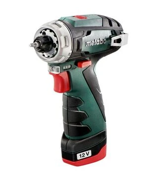 Дриль-шуруповерт акумуляторний Metabo PowerMaxx BS Basic, 12 В, кейс (600984500)
