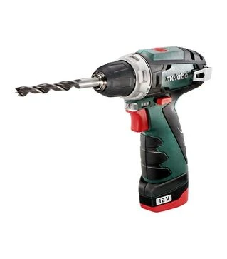 Дриль-шуруповерт акумуляторний Metabo PowerMaxx BS Basic, 12 В, кейс (600080500)