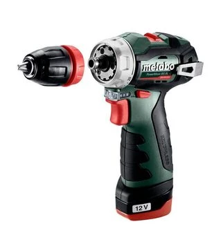 Дриль-шуруповерт акумуляторний Metabo PowerMaxx BS BL Q, 12 В, кейс (601749500)